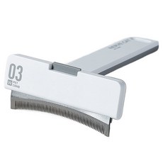 체리레이 반려동물 심플 디자인 퍼미네이터 브러쉬 빗 [1198], 그레이 L, 1개