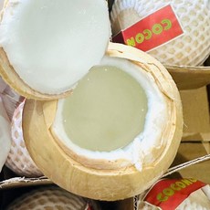 베트남 직수입 생 코코넛 600g (껍질 제거), 1박스, 12