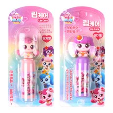 1+1 캐치티니핑 립케어 립밤 딸기향 6종 택2개, 3.8g, 하츄핑+말랑핑, 1세트