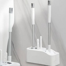 존글로벌 변기솔 청소솔 브러쉬 틈새 4종세트, 1세트, 화이트