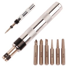 육각 7P 타격 반대탭 드라이버세트 타격드라이버 해머타격, 1개