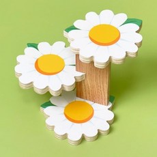 蘇維蘇格 倉鼠木樓梯 籠內造景玩具, 1個, 小雛菊, 小雛菊