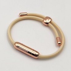 모기팔찌 커플 성인 크기조절 허브성분 벌레퇴치 3개월분, 베이지, 9.7g, 1세트