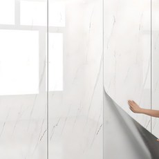올데이하우스 누구나 간편하게 붙이는벽면벽지 폼블럭 단열 접착식 시트지 (가로 60 x높이 2.8), 07.빅그리드화이트