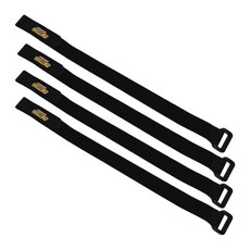 벨크로 압박 선정리 케이블타이 컴퓨터 멀티탭 충전기 선정리 링벨트, 블랙, 4개