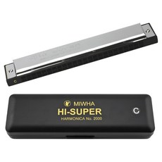 미화 하모니카 하이슈퍼2000, 1개, 실버, C샵