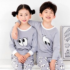 이라인 썸씽 이지웨어 아동 긴팔상하