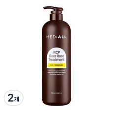 메디올 알시피 비어 루트 단백질집중 트리트먼트 화이트머스크향, 2개, 1000ml