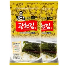 광천김 3대째 달인 미니 도시락김 2g 240개