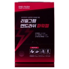 엔드러쉬 파워젤 고함량 에너지젤, 6박스, 14회분