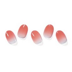 로엔블 친환경 프리미엄 물광볼륨 네일 스트립 젤 네일 스티커 32pcs, 1개, 핑크미스트