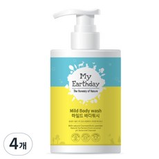 마이얼스데이 마일드 바디워시 오렌지향, 300ml, 4개