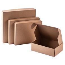 [와니유니] 최다사이즈보유 골판지박스 낱장상자 납작소형 택배박스 소량 액자 도마 책 옷포장 종이 조립식 C형 G형 다용도 국내제작, 1개