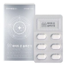 건강더함 화이트온 솔루션정 24g, 30정, 1개
