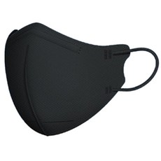 아르떼 새부리형 마스크 KF94 100매, 25매입, 4개, 블랙