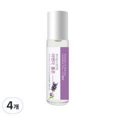 THE HERB SHOP 香氛精油滾珠瓶 薰衣草香, 8毫升, 4個