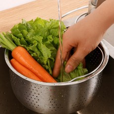 [스텐 304] 컴포어 대용량 싱크대 음식물쓰레기 거름망, 1개, 1개입