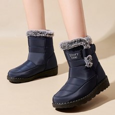 스토리원 앵클 털부츠 여성 겨울 털 방한화 패딩부츠 SH-BSOW407