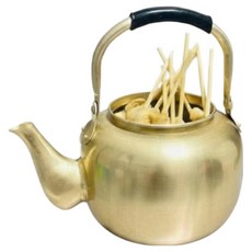 늘그대 양은주전자 막걸리주전자 황주전자, 1개, 황색, 2L