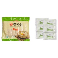 간편한끼! 생칼국수 6인분세트/12인분세트 맑은 해물맛, 1개, 1kg