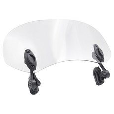 제로몰 오토바이 와일드 소형 대형 평면 굴곡없는 보조스크린 윈드쉴드 바람막이 바이크스크린 ( 브라켓 조립 완성품 ), 대형(브라켓 조립 완성품), 1개