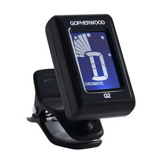 고퍼우드 G2 클립 튜너 기타 튜닝기 조율기 쉬운조율 (기타피크 5개 증정)