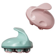 바디 경락 회전볼 전신 림프 지압 마그네틱 롤러형 안마 블랙 자석 맛사지볼 G137, G137(핑크), 1개