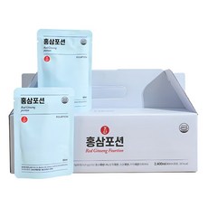 쓴맛 없는 무가당 홍삼포션, 30개, 80ml