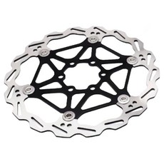 FMFXTR 자전거 디스크 브레이크 플로팅 로터 6 볼트 포함, Float Brake Discs 블랙, 160, 1개