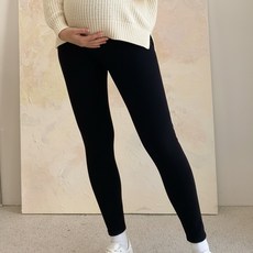 블룸마터니티 프리미엄 밍크 융 임산부 레깅스
