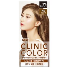 꽃을든남자 크리닉 칼라 염색약, N8 밝은갈색, 1개
