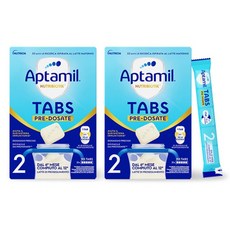 [독일직항] 압타밀 이지 탭스 2단계 EASY TABS 간편분유 (21스틱) x 2박스, 2개