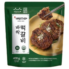 [소비기한임박특가/26.04.23] [역전회관] 바싹떡갈비 (5개입), 400g, 1개