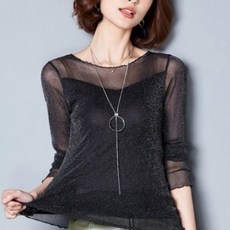 vaviola 바비올라 글리터 펄 라틴댄스 라인댄스 티셔츠 댄스복 165