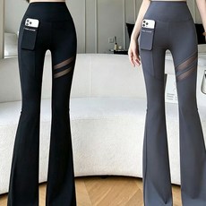 1+1 여성 부츠컷 요가바지 밴딩 필라테스 피트니스 하의
