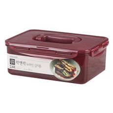 락앤락 와인 직사각 원핸들 김치통, 2.6L, 1개