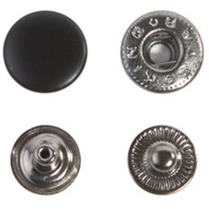 스프링도트 스냅단추 10MM 세트 검정 30세트