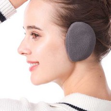 예삐스토어 2set 간편한 분리형 똑딱이 귀마개 끈없는 방한 이어머프, 2세트, 그레이