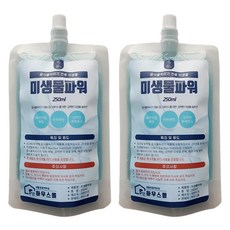 [2개 묶음] 2026년형 All New 미생물파워 250ml * 2개 음식물처리기미생물 호환 웰릭스미생물 싱크리더 롯데필링스 등 분쇄기 호환 악취 예방 물빠짐 개선 등, 2개 묶음, 미생물파워 Bio1