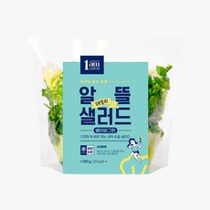 [1am] 알뜰 데일리 세척 야채 샐러드 베이비그린, 100g, 5개
