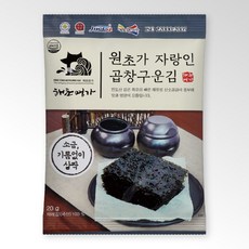 해초명가 원초가 자랑인 곱창 구운김, 20g, 10개