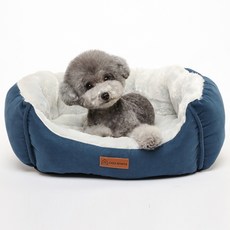 CasaBonita 狗狗歐式南瓜豐厚坐墊, 藍灰色
