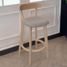 코지테일러 아일랜드 패브릭 B49 홈바의자, 베이지-커버1포함, 1개