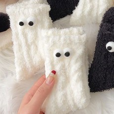 [선물포장] 선물하기 좋은 귀여운 눈알 수면양말 선물