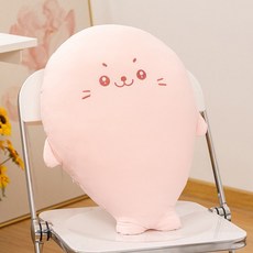루시아이 쿨쿨 물범 냉감 바디필로우 3sizes, 핑크