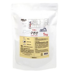 디에스 구연산 세제 100% 빨래용 섬유유연제 물때 제거, 2개, 1kg
