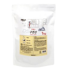 디에스 구연산 세제 100% 빨래용 섬유유연제 물때 제거, 1개, 1kg
