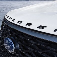 포드 익스플로러 6세대 순정형 엠블럼 4D 본넷 후드 레터링, 유광블랙, 1개