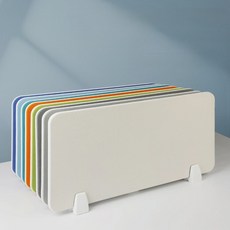 홈앤힐링 두꺼운 사무실 책상 칸막이 소음차단 데스크 파티션 18T, 아이보리 100x30