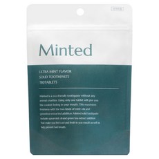 민티드 고체치약 리필형 180p, 126g, 1개